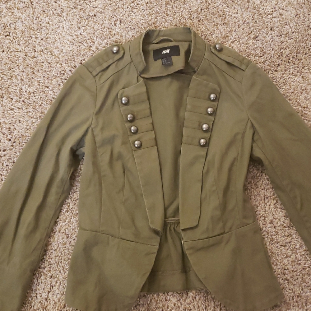 Dark green jacket